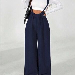 Elegant Navy Blue Women's Jumpsuit